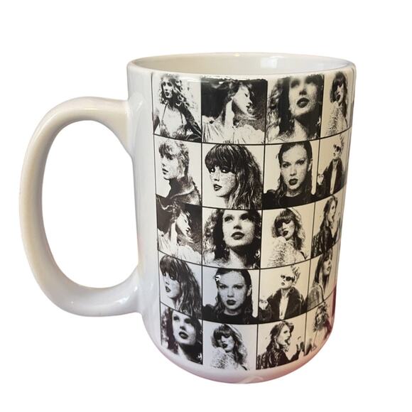 Taylor Swift Eras Tour Black & White Photo Coffee Mug - Picture 1 of 9